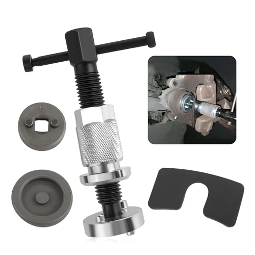 5PCS Brake Caliper Compression Tool Set,Chrome-Plated Steel Brake Caliper Tool for Replacing Brake Pads,Universal Caliper Piston Compressor Tool Car Accessories for Car SUV Truck (5PCS) - color: 5PCS