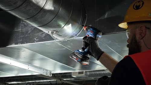 Bosch GDX18V-1860CN 18V Connected-Ready Two-In-One 1/4 In. and 1/2 In. Bit/Socket Impact Driver/Wrench (Bare Tool) | 1, 860 In-Lb Torque, 1/4 in Hex and 1/2 in Square Drive, Brushless Motor, 3-Speed Plus Advanced Modes, Connected-Ready - style: Industrial