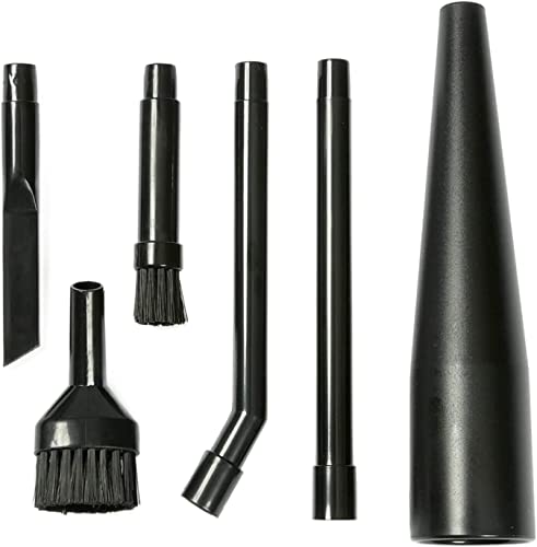 Micro Cleaning Kit Vacuum Attachments For Compact Wet Dry Shop Vacuum 1-1/4 in 6-Piece - size: 6pcs