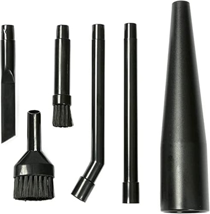 Micro Cleaning Kit Vacuum Attachments For Compact Wet Dry Shop Vacuum 1-1/4 in 6-Piece - size: 6pcs