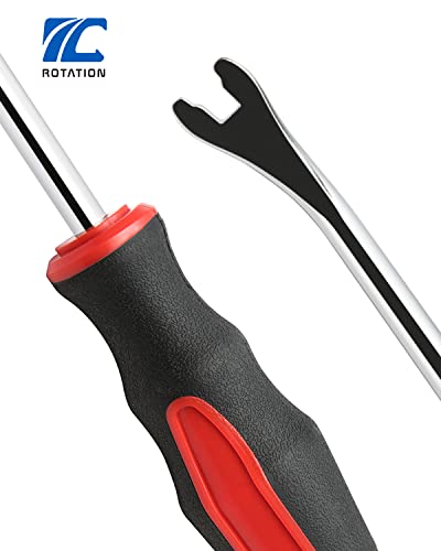 ROTATION Door Upholstery, Panel, Trim Removal Tools for Auto - color: Red_1pc