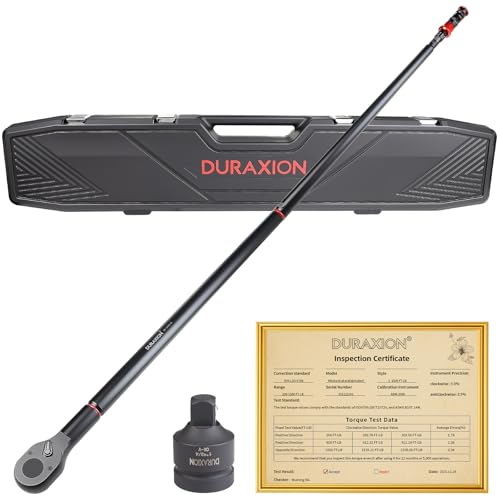 1-Inch Drive Torque Wrench 200-1500ft.lb/271.0-2032.5Nm | ±3% Precision Dual Direction Torque Wrenches with 24-Tooth Dual Range Scales with Ft.Lbs and N.m - size: 1" DR.『200-1500 FT.LB』