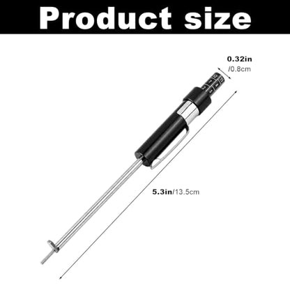 Brake Pad Thickness Gauge, Car Brake Pad Detection Pen Scale, Tire Tread Depth Gauge, Brake Pad Measuring Tool with 1.5mm Scale for Internal External, Car Accessories