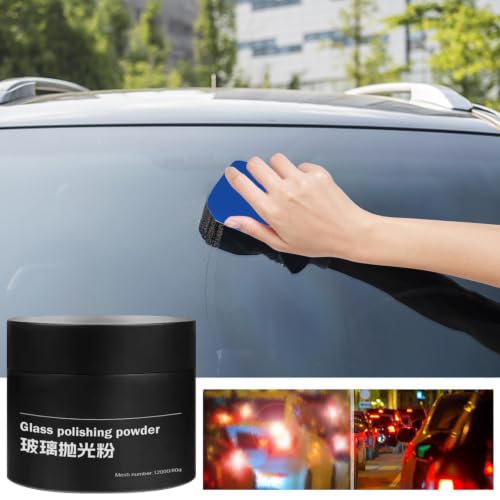 Cerium Oxide, Car Window Scratch Remover Powder Kit | Cerium oxide polishing powder helps clean automotive glass, remove water spots, oil film, and improve glass clarity.
