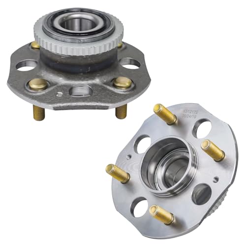 Detroit Axle - Rear 2pc Wheel Bearing Hubs for Acura 1997-1999 CL, 1994-1997 Honda Accord, 2 Wheel Bearing and Hubs Assembly Replacement - style: 512172 x2/Pair