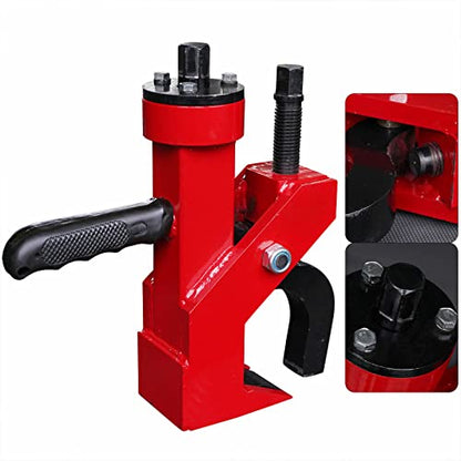 Universal Manual Pneumatic Tire Changer Tool Tyre Bead Breaker Removal Machine Tire Removal Leverage Tool Garage Workspace Metal Tool Helper for Car Motorcycle Truck Tractor ATV (Red