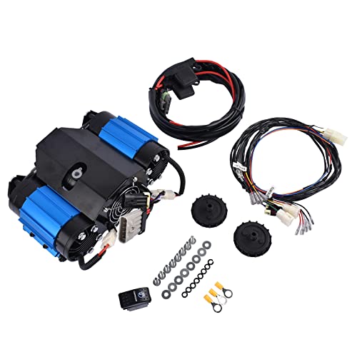 12V Twin Air Compressor Replacement for CKMTA12 Universal High Output On-Board Air Compressor - color: Twin Motor