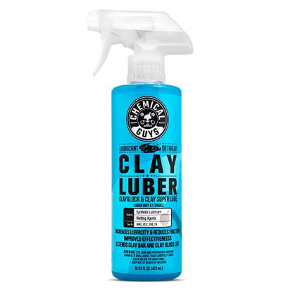Chemical Guys, Clay Luber Synthetic Lubricant for Clay Bars & Blocks, 16 oz | For clay bar, clay block, and wash mitt use on cars, trucks, SUVs, synthetic slick spray for clay decontamination - style: 16 Fl Oz (Pack of 1)