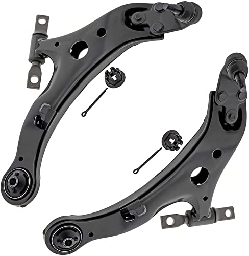 Detroit Axle - 4pc Front End Control Arms Kit for Toyota Camry Avalon Lexus ES300h ES350, 2 Lower Control Arms and Ball Joint 2 Sway Bar Links Replacement - size: 4CS48168/4PC