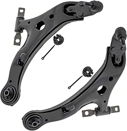 Detroit Axle - 4pc Front End Control Arms Kit for Toyota Camry Avalon Lexus ES300h ES350, 2 Lower Control Arms and Ball Joint 2 Sway Bar Links Replacement - size: 4CS48168/4PC