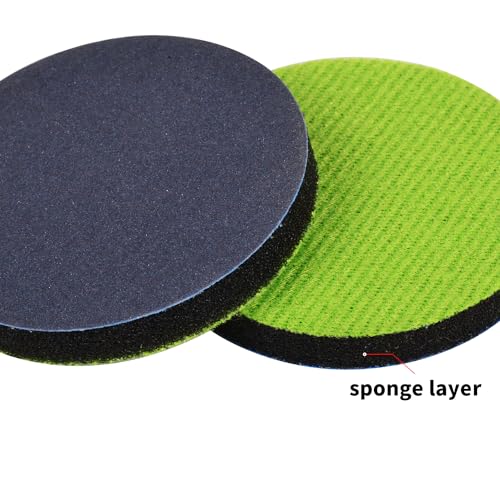 Glass Grinding Polishing Abrasive Disc Sandpaper Pads Kit for Glass Scratch Removal Repair 3Pcs/Pack (3 inch) - size: 3 inch