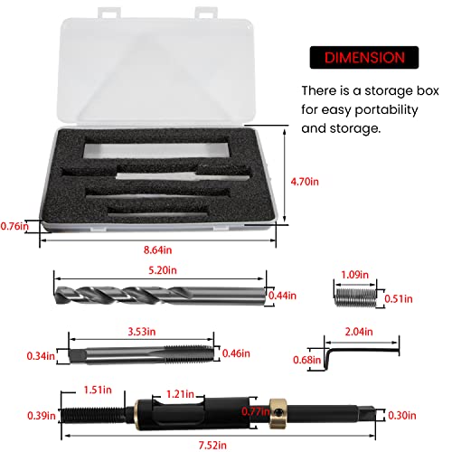 M11 x 1.5 Head Bolt Thread 35119S Head Bolt Thread Repair Kit for Toyota for Cadillac for Honda