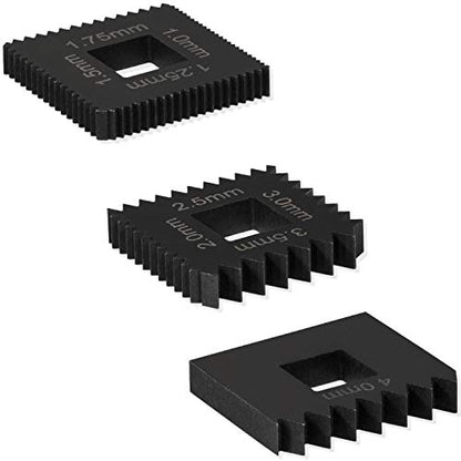 7402 Universal Outside Thread Chaser and 202817 Metric Die Set (3 Dies) for Thread Repair Tool, Similar to OTC 7402, 202817