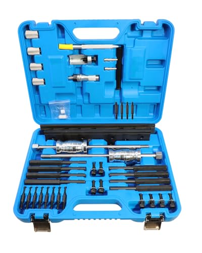 DPTOOL EN-51146 Fuel Injector Puller Removal Tool Rail Assembly Replacer Master Tool Kit Injector Seal Installer Tool Set Compatible with GM Opel Buick Vauxhall MG 1.0L 1.4L 1.5T LFVI 1.5 LG3 1.6L SGE - size: Injector Removal and Seal Installer Kit