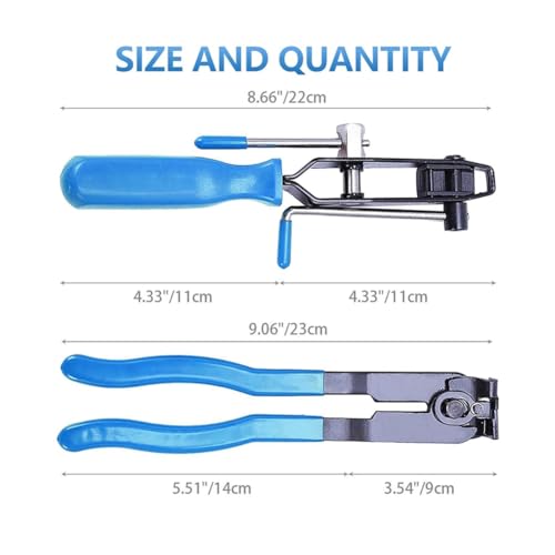 2PCS CV Joint Boot Clamp Pliers for Automotive Repair Hose & Ear Clamp Tool Kit Dust Sleeve Ball Cage Disassembly Tools