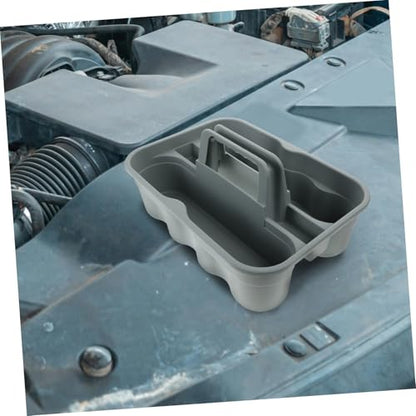PRETYZOOM Cleaning Supplies Storage Plastic Tool Tote Portable Cleaning Basket for Car Accessories