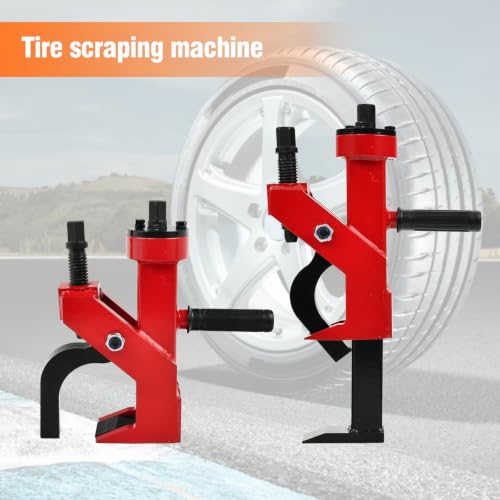 Pneumatic Bead Breaker Heavy Duty Tire Change Tool | Tire scraping machine Effortless Tire Changing for Car Trucks Tractor ATV RV - Red
