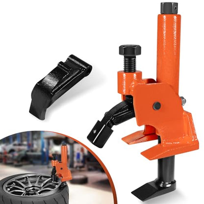 Manual Tire Bead Breaker with Rubber Pad Protector, 38"-42" Tires Changer Tool, Heavy-Duty Tire Bead Removal Tool Fits for Tires of ATVs, UTVs, Tractors, Trucks, Cars, RV, Golf Cart, Bus, Motorcycles