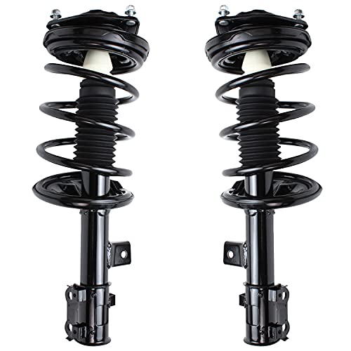 Detroit Axle - Front Struts for 2006-2010 Kia Optima 2007-2010 Magentis 2007-2011 Rondo, 2 Ready Suspension Struts w/Coil Spring Assembly 2008 2009 Replacement Quick Install Ready Strut Shock - size: 171135_171136/PAIR