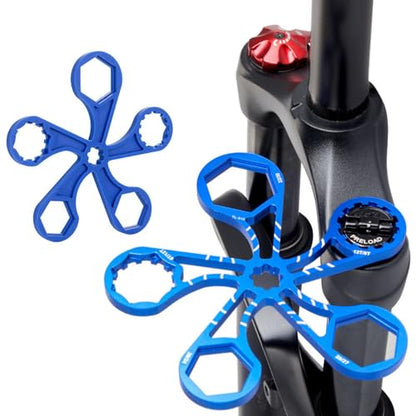 Mountain Bicycles Front Fork Removal Wrench Spanner Shock Absorbers Caps Mountain Bike Repair Tool Cycling Accessory