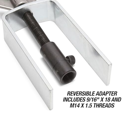 OEMTOOLS 25134 Steering Wheel Lock Plate Remover, Assist in Easy Removal & Installation of Lock Plate Snap Rings for Automotive Steering Columns, Featuring Reversible Adapter for Wide Vehicle Fit