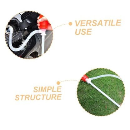 Car Oil Pump Kit Siphon Pump and Water Transfer Hose Easy Operation for Car Maintenance