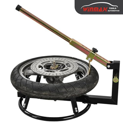 Tire Change Stand for 16" to 21" Tires, Portable Motorcycle Tire Changing Stand With Adjustable Bead Breaker Lever