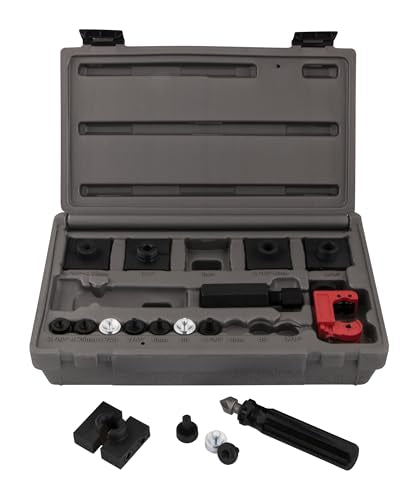 Cal-Van Tools 165 Master Inline Flaring Kit - Double and Single Flares, Brake Flaring Tools. Professional Tool Kit