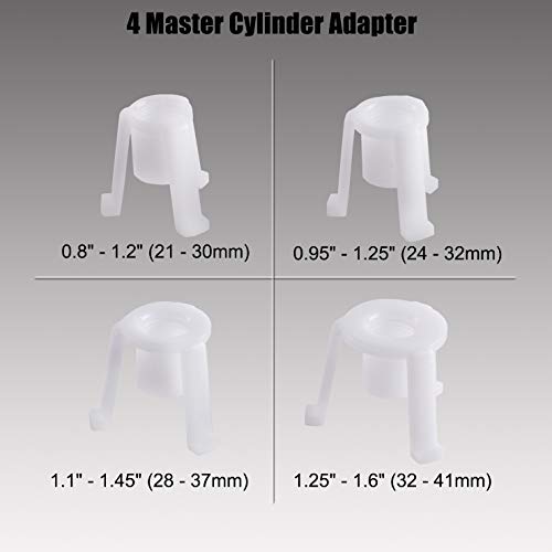YSTOOL Brake and Clutch Fluid Pneumatic Vacuum Bleeder Tool Kit Brake Oil Change Set with Extractor and Refill Bottle Master Cylinder Adapters Air Quick Plugs for Auto Car Truck Motorcycle Use