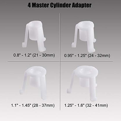 YSTOOL Brake and Clutch Fluid Pneumatic Vacuum Bleeder Tool Kit Brake Oil Change Set with Extractor and Refill Bottle Master Cylinder Adapters Air Quick Plugs for Auto Car Truck Motorcycle Use