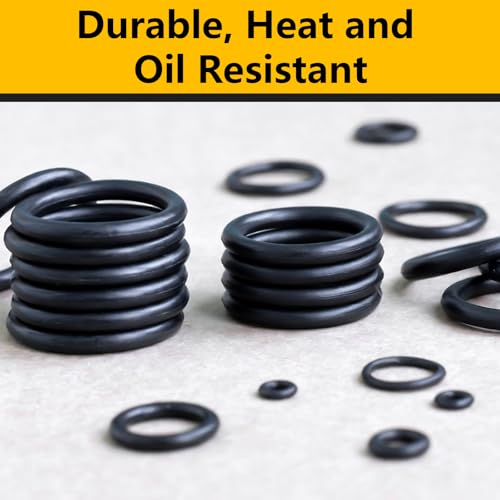 1086 PCS O-Rings Assortment Kit with 4 Pick & Hook Tools - 32 Sizes SAE Buna-N O Ring Set Compliant with AS568 Standards, Ensure Leak-Proof Seals for Hydraulic, Plumbing & Automotive Repairs - style: 1086 PCS O-Rings Kit