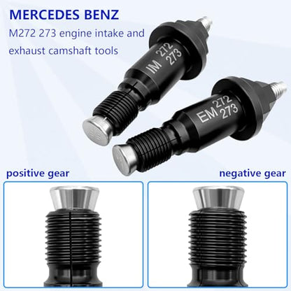 ZKTOOL Engine Timing Gear Camshaft Adjustment Tool Kit Compatible with Mercedes-Benz M272 M273 M276 M278, Prevents Tooth Jumping, Non-Destructive Rotation Angle, Real Car Test