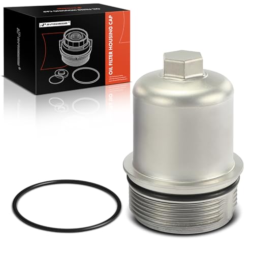A-Premium Oil Filter Housing Cover Cap For Volkswagen Jetta 05-18, Passat 10 12-14 16-18, Golf 10-15, Beetle, CC, Eos, GTI, Golf Alltrack, Golf R, R32 & Audi A3, A3 TT Quattro, S3