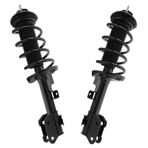Detroit Axle - 2 Front Struts for 2011-2017 Honda Odyssey 2012 2013 2014 2015 2016 Struts with Coil Spring Assembly Replacement Suspension - size: 11907_11908/Pair