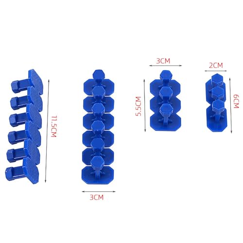 6PCS Glue Tabs Tooth Repair Kit, Dent Remover Tool for Car Paintless Dent Repair Tool Auto Dent Repair Tools Long Dent Repair Tools - color: Glue Tabs