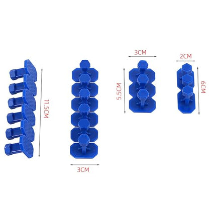 6PCS Glue Tabs Tooth Repair Kit, Dent Remover Tool for Car Paintless Dent Repair Tool Auto Dent Repair Tools Long Dent Repair Tools - color: Glue Tabs