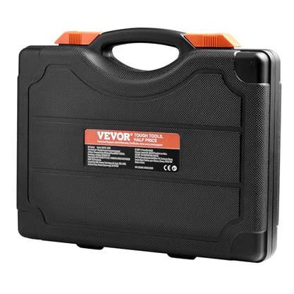 VEVOR Torx Bit Socket and External Torx Socket Set, 60-Piece T6-T70, TT6-TT70, TP8-TP60, E4-E24, S2 Alloy Steel and Cr-V Steel, 1/4 in, 3/8 in, and 1/2 in Drives, with Enhanced Storage Case, Hand Use - style: 60 PCS Torx & E-Torx