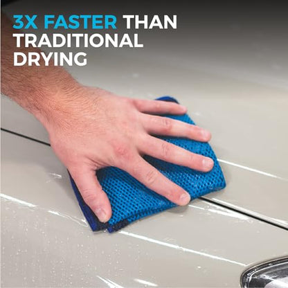 The Rag Company Ultra Clay Towel - Clay Bar Results in Minutes, Smooth Paint Fast, Enhance Gloss & Wax Bond (12"x12")