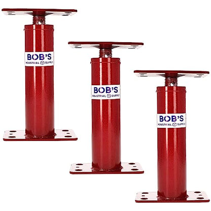 BISupply House Jacks for Leveling Crawlspace 3 Pack - 12 to 16 inch Adjustable Support Beam Basement Jack Post - Floor Lifting Joist Beam Brace for Cellar Ceiling - Screw Pole Jack - size: 12-16 Inch (3 PACK)