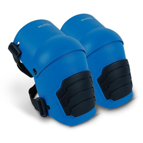 MELOTOUGH Knee Pads for Work,Construction,Flooring,Gardening-Comfortable and Flexible(Blue) - color: Blue