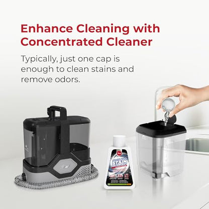 Rosewill Multi-Purpose Portable Carpet and Upholstery Cleaner, Powerful Suction 18 KPa Spot Cleaner, 600W Motor, Car and Auto Detailer, Stain/Spot Remover; Versatile Use: Carpet, Sofa, Pet Hair - color: Black