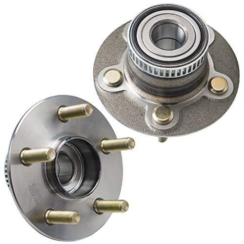 Detroit Axle - Rear 2pc Wheel Bearing Hubs for Dodge Stratus Plymouth Breeze Chrysler Sebring Cirrus, 2 Wheel Bearing and Hubs Assembly Replacement - style: 512220 x2/Pair