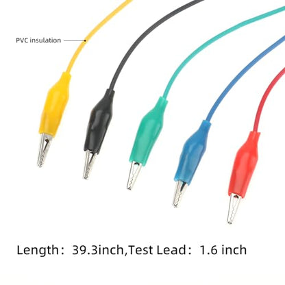 DIANN 39pcs Back Probe Test Kits 4mm Banana Plug to Alligator Clips Test Wires Wire Piercing Probes Automotive Test Leads Set for Vehicle Automotive Car Circuit Electrical Diagnostic Testing