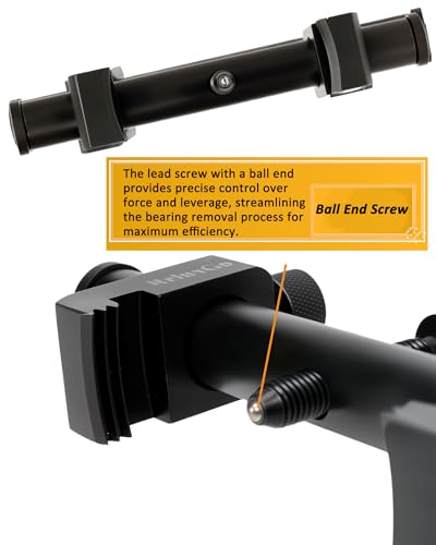 Universal Adjustable Crankshaft Pulley Puller Removal Tool, Ribbed Drive Crankshaft Pulley Remover, AC Pulley Puller Ribbed Puller for Crankshafts, Alternators, A/C Units & Water Pumps (35mm-160mm)