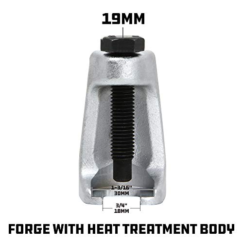 Powerbuilt Universal Tie Rod End Separator, Ball Joint Separator Puller Extractor Removal Tool, 3/4-Inch (18MM), for use on Many FWD Vehicles with Rack & Pinion Steering - 940424 - size: Tie Rod End Seperator
