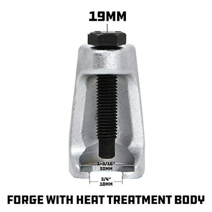 Powerbuilt Universal Tie Rod End Separator, Ball Joint Separator Puller Extractor Removal Tool, 3/4-Inch (18MM), for use on Many FWD Vehicles with Rack & Pinion Steering - 940424 - size: Tie Rod End Seperator