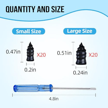 Tire Repair Rubber Nails Kit New Vacuum Tire Repair Rubber Nail, Tire Rubber Nails Tool, Fast Self-Service Tire Repair Tools for Car, Motorcycle, Bike, Truck (40 Pcs) - size: 40 Pcs