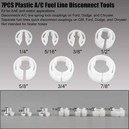 YSTOOL Master Quick Disconnect Tools 22PCS Kit for Automotive AC Line Fuel Hose and Transmission Oil Cooler Tube to Repair Fuel Pump Fuel Filter, Compatible with GM Ford Dodge Mazda and Chrysler