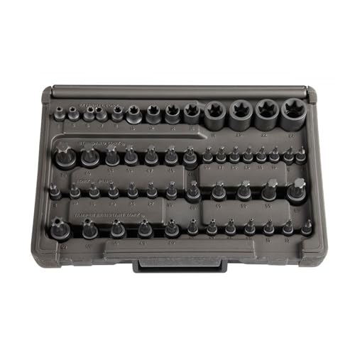 OTC 5900A-Plus 53 Piece Master Torx Bit Socket Set - Includes Multiple Torx Styles (Standard, Plus, External. Tamper Resistant) and Storage Case