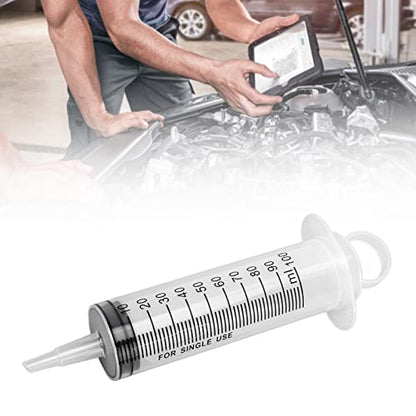 Tiiyee Brake Bleeder Kit, Hydraulic Disc Clutch Bleeding 100ML Syringe | 50cm Hose Fluid Extractor One Man Professional Universal Tool for Motorcycles Motorbikes Scooters Quads Oil Change